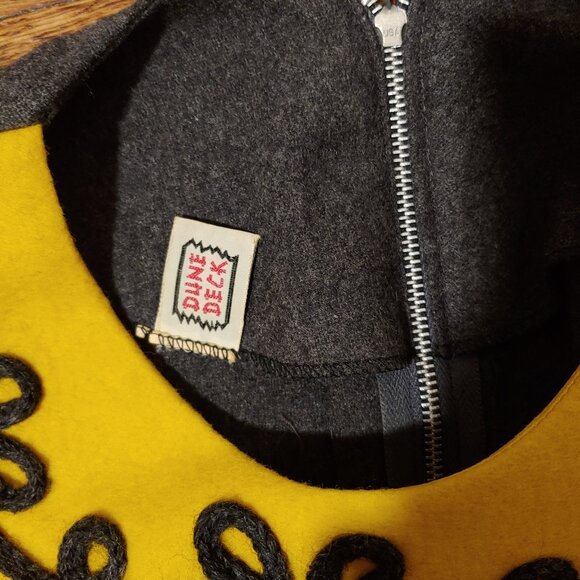 Vintage "Dune Deck" Wool Dress - Picture 3 of 4